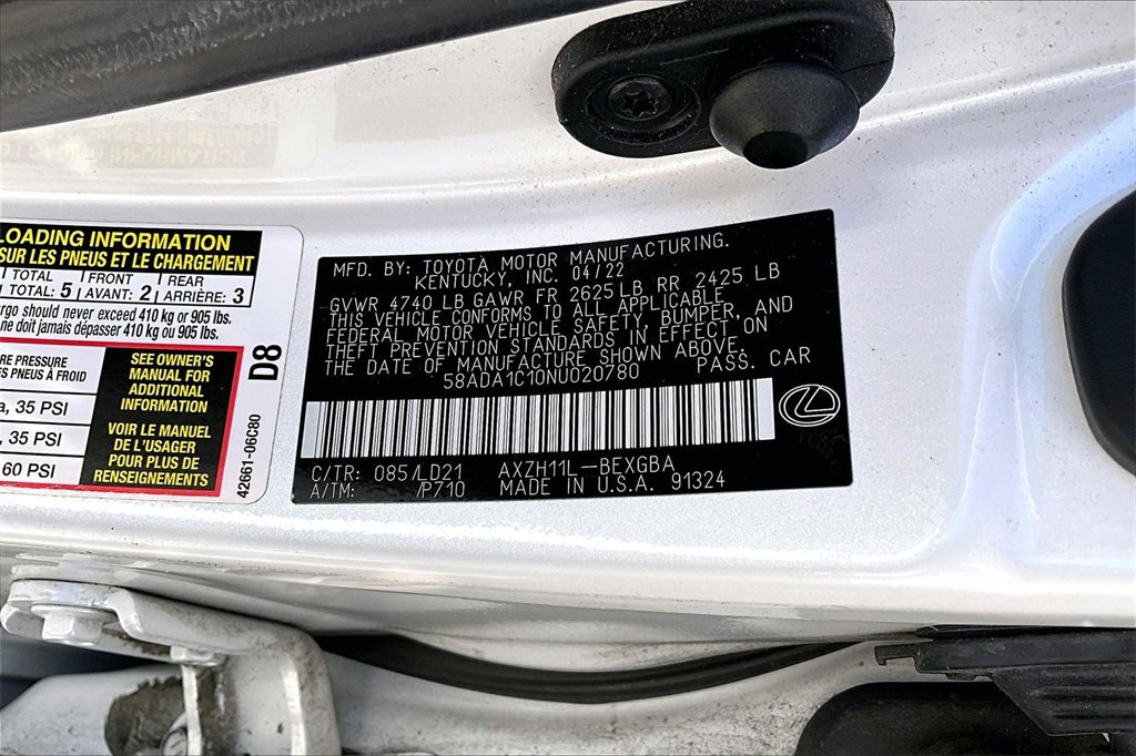 Used 2022 Lexus ES 300h w/ Premium Package image 36