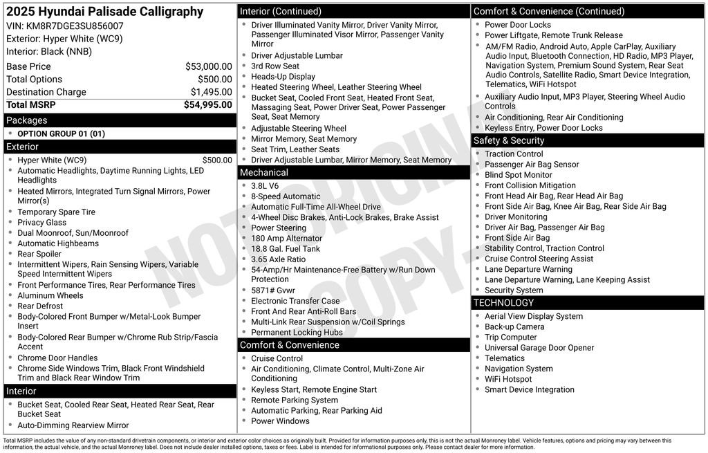 Used 2025 Hyundai Palisade Calligraphy image 41