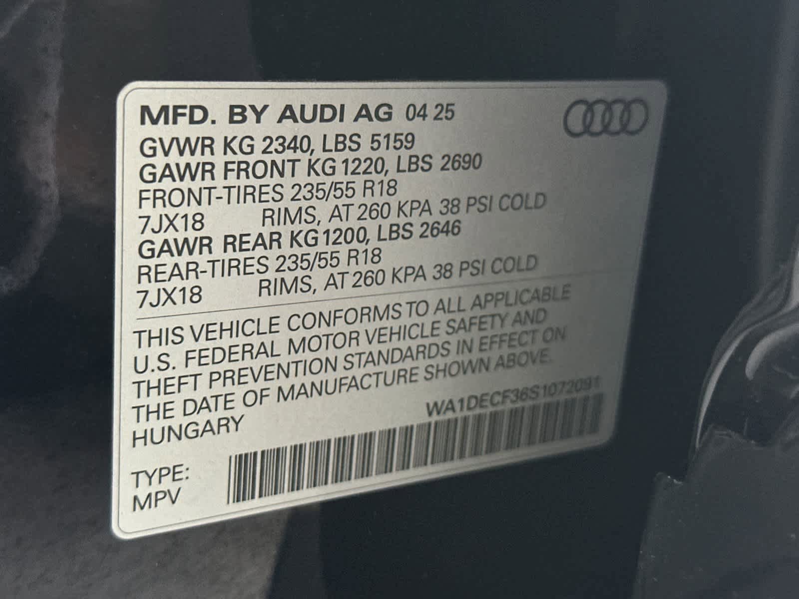 Used 2025 Audi Q3 2.0T Premium w/ Convenience Package AWD/4WD image 28