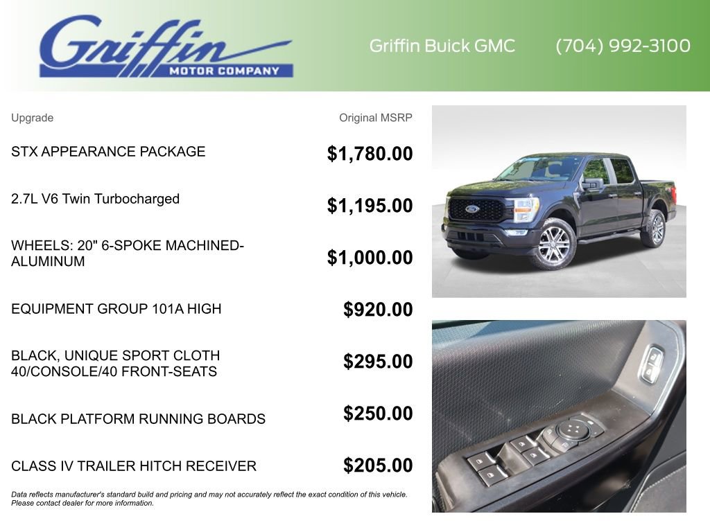Used 2021 Ford F150 XL w/ STX Appearance Package AWD/4WD image 6