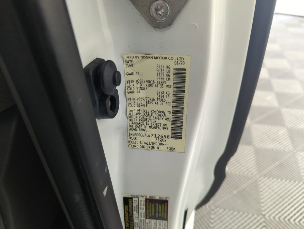 Used 2020 Nissan Frontier S w/ S Utility Package image 35