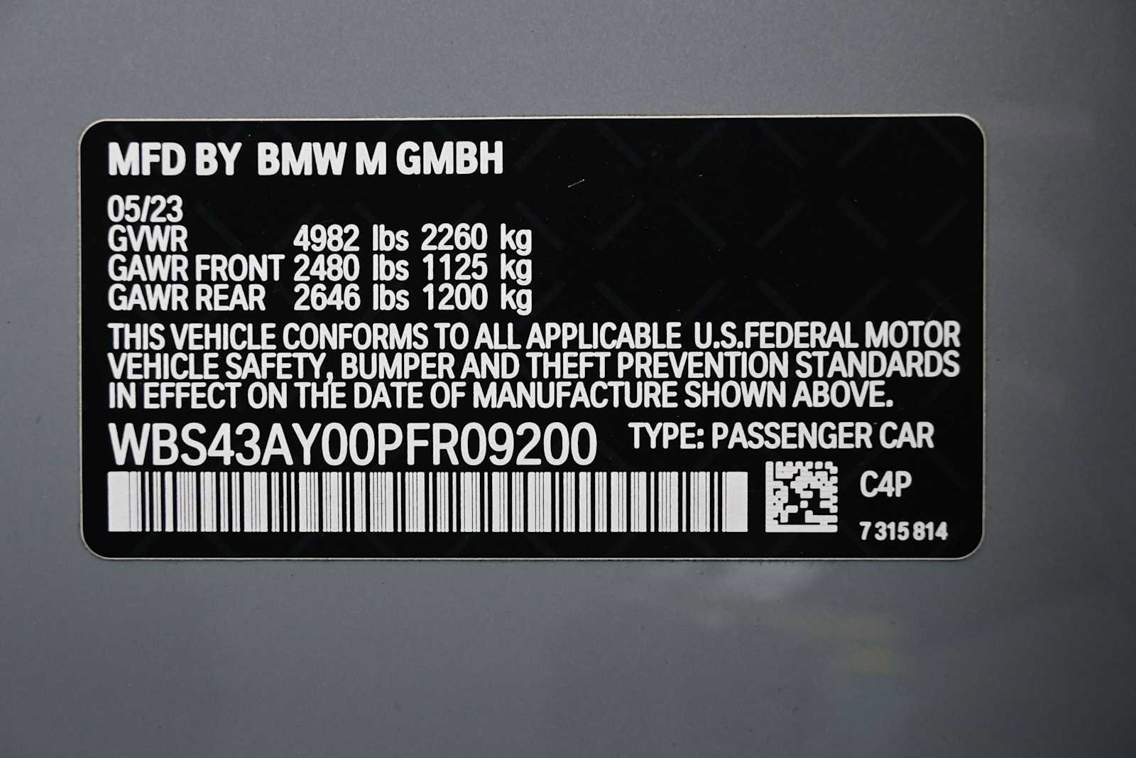 Used 2023 BMW M3 Competition w/ Parking Assistance Package AWD/4WD image 11