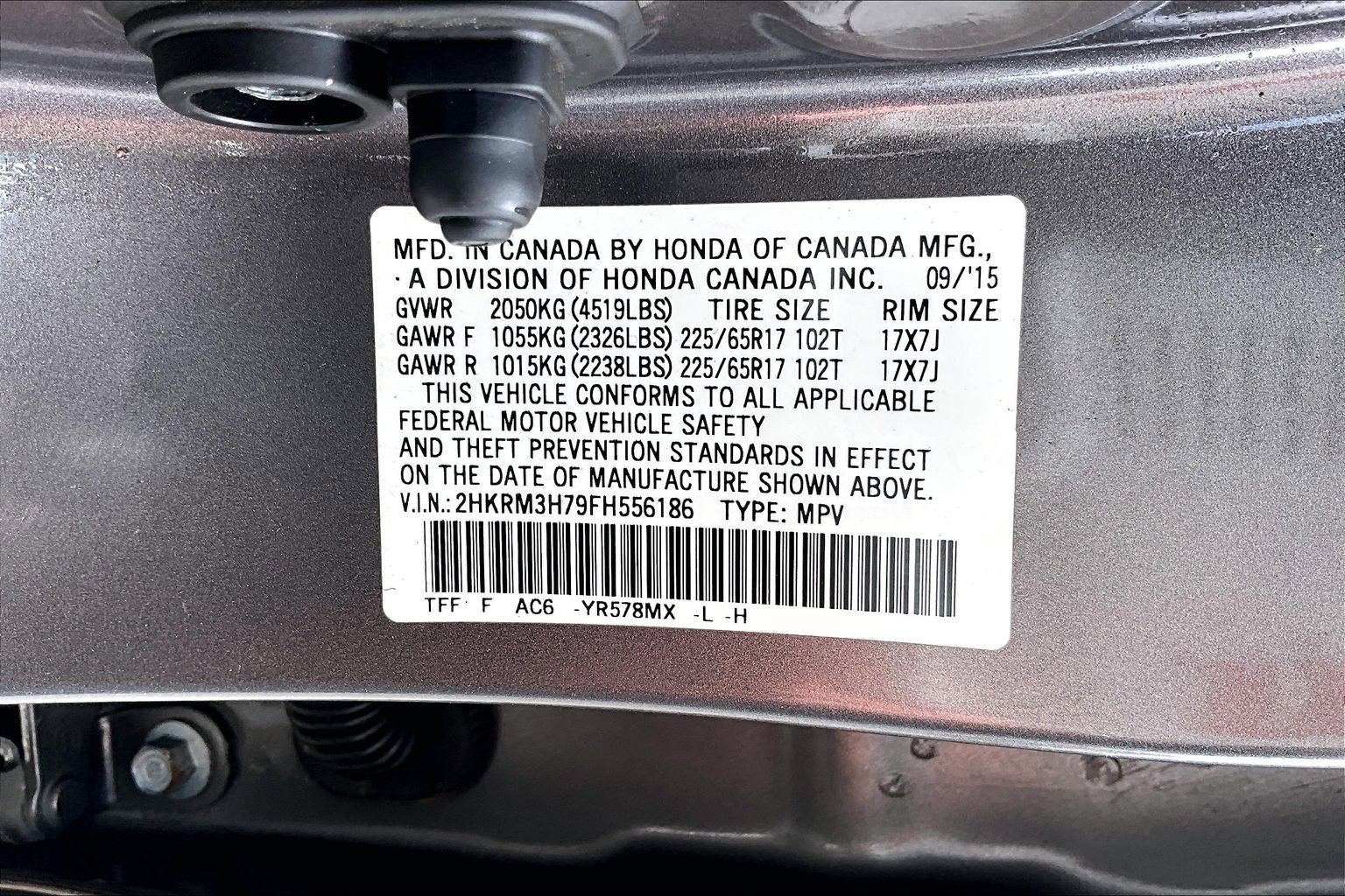 Used 2015 Honda CR-V EX-L image 7