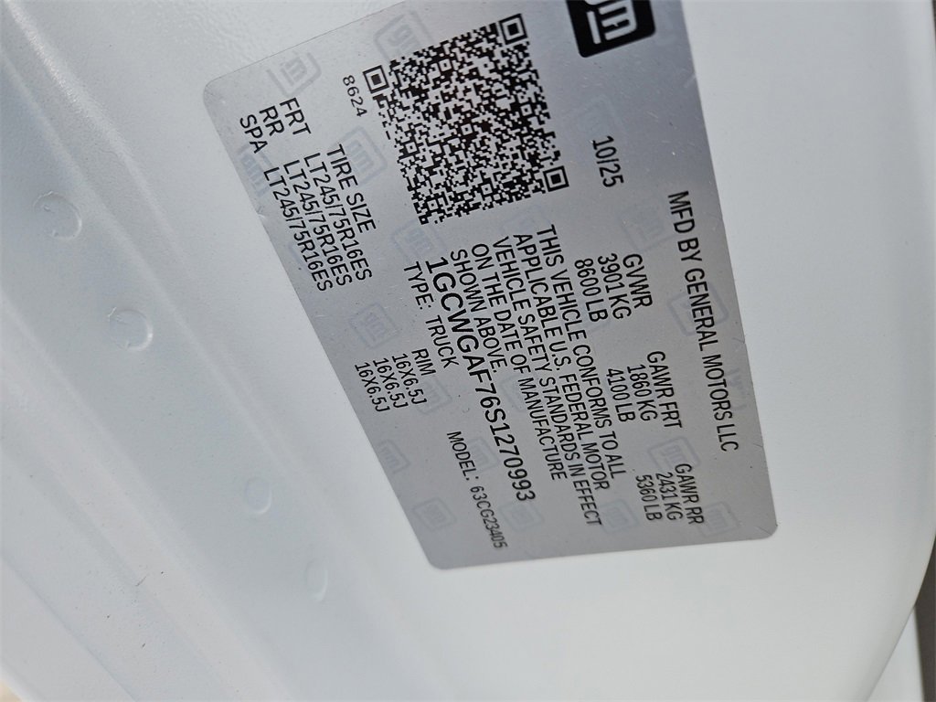 New 2025 Chevrolet Express 2500 w/ Driver Convenience Package image 7