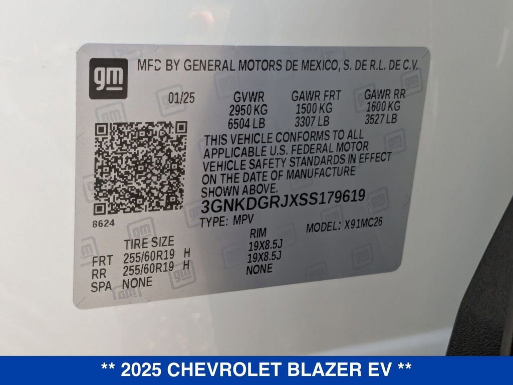 New 2025 Chevrolet Blazer EV LT image 33