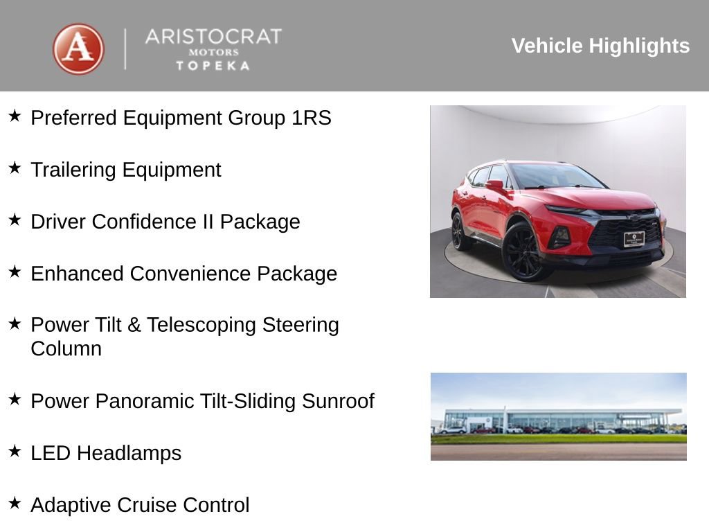 Used 2021 Chevrolet Blazer RS w/ Enhanced Convenience Package image 2