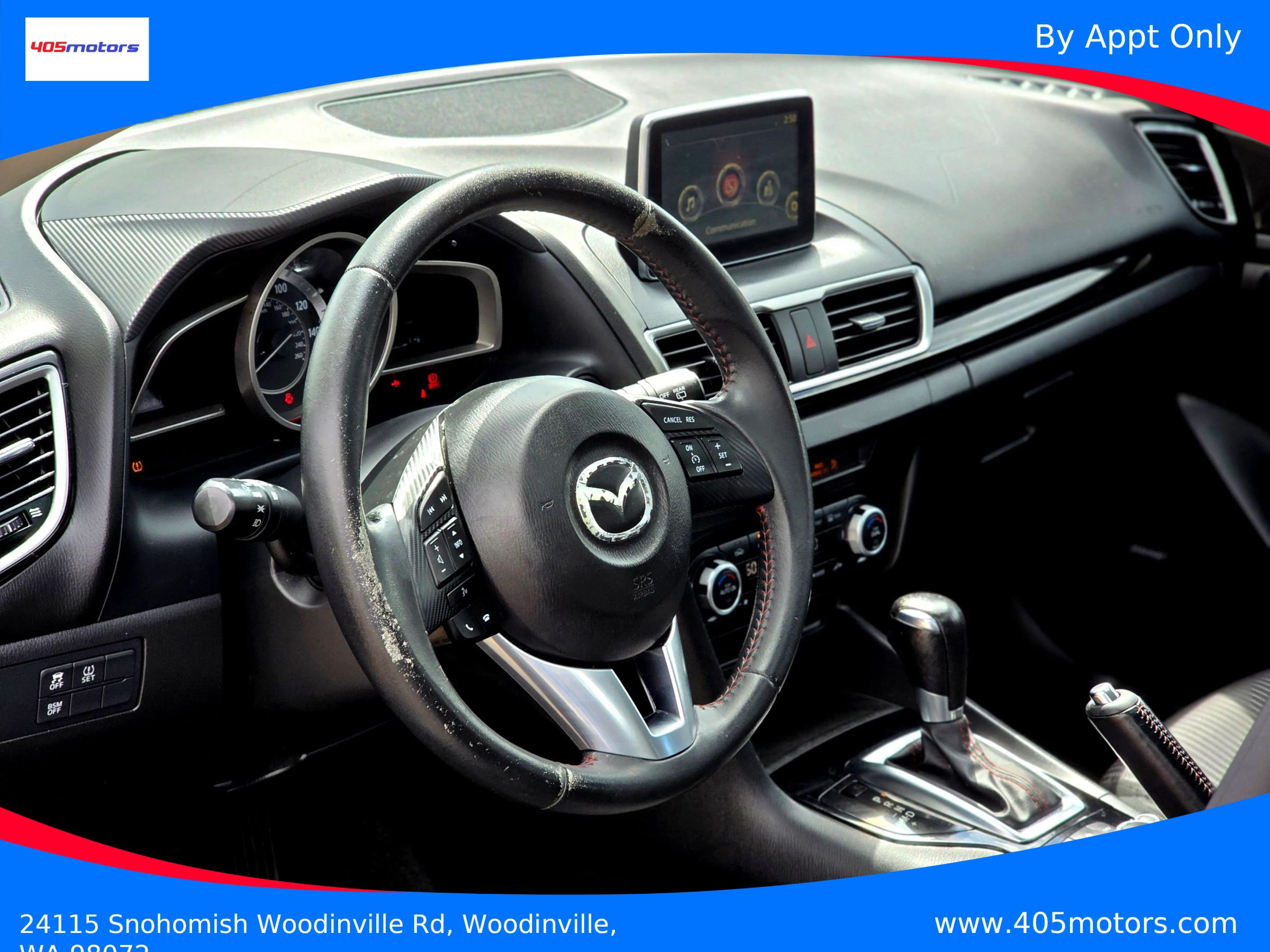 Used 2016 MAZDA MAZDA3 i Touring w/ Popular Equipment Package FWD image 11