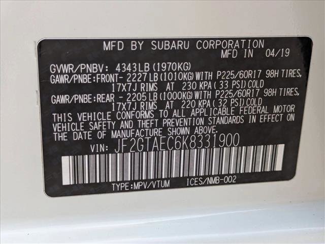 Used 2019 Subaru Crosstrek 2.0i Premium AWD/4WD image 24