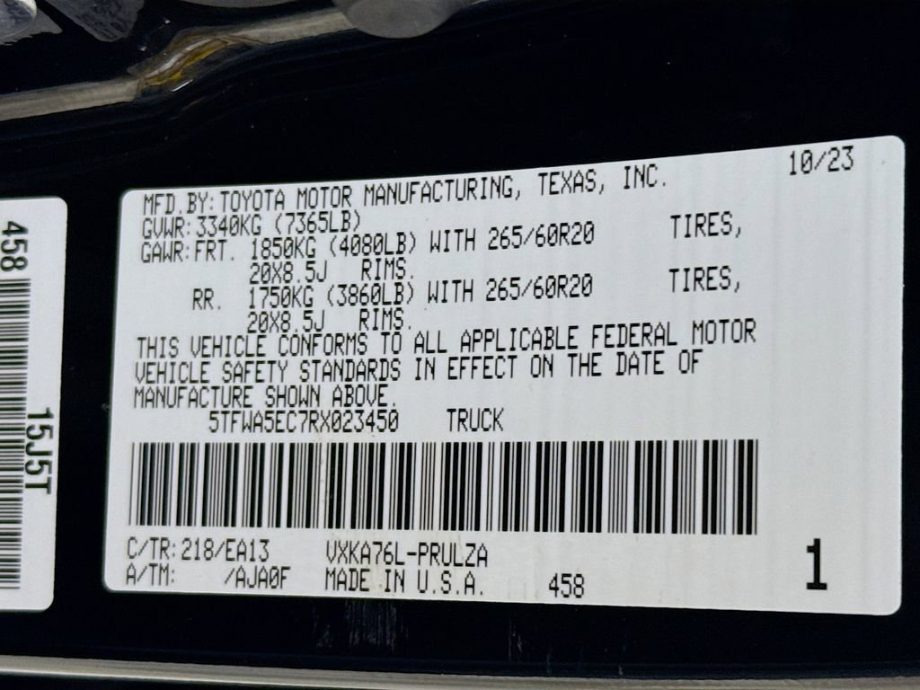 Used 2024 Toyota Tundra Limited w/ TRD Off-Road Package image 35
