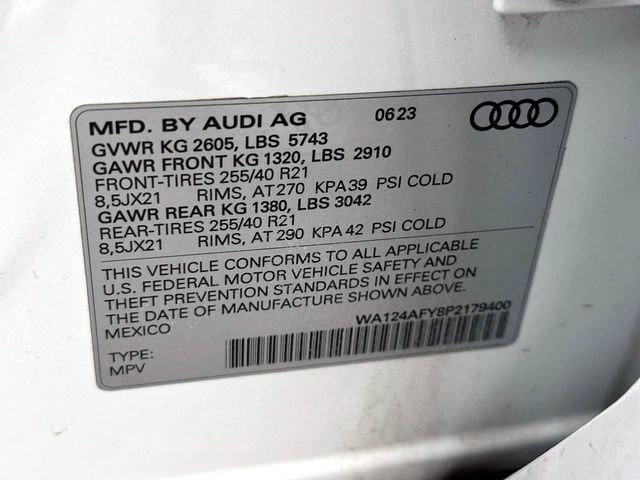 Used 2023 Audi SQ5 Premium Plus w/ Premium Plus Package AWD/4WD image 38