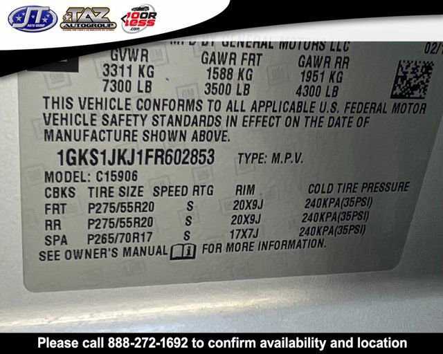 Used 2015 GMC Yukon XL Denali w/ Open Road Package RWD image 33