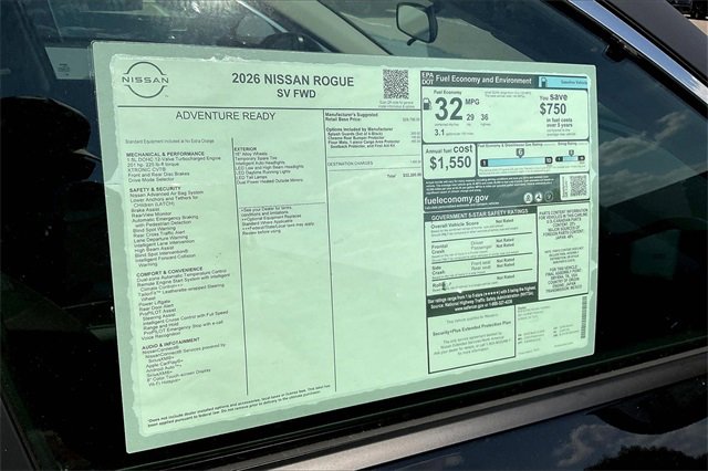 New 2026 Nissan Rogue SV image 13