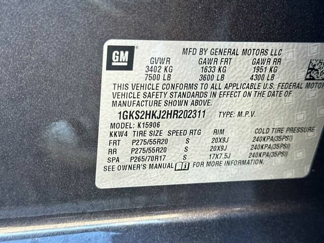 Used 2017 GMC Yukon XL Denali w/ Open Road Package AWD/4WD image 37
