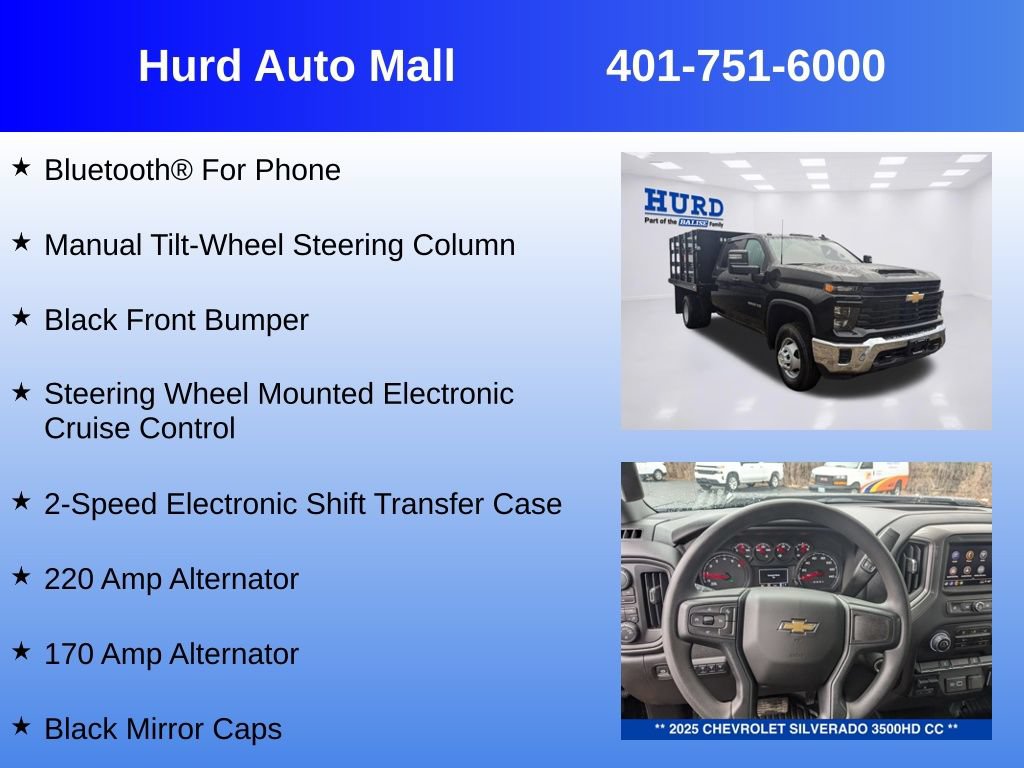 New 2025 Chevrolet Silverado 3500 W/T w/ WT Convenience Package AWD/4WD image 24