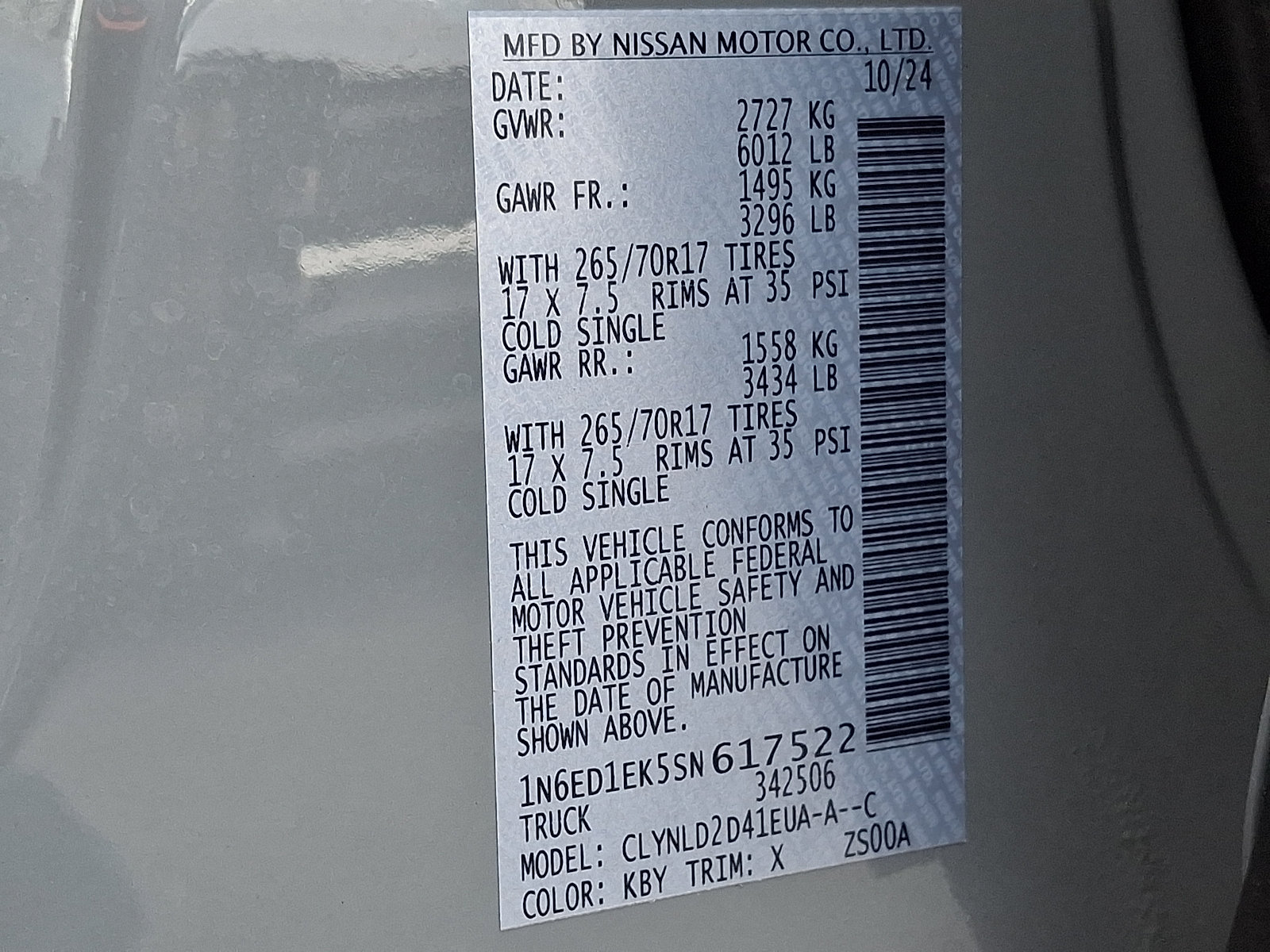 Certified 2025 Nissan Frontier PRO-4X AWD/4WD image 25