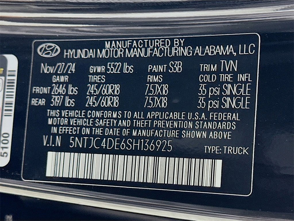 New 2025 Hyundai Santa Cruz SEL image 20