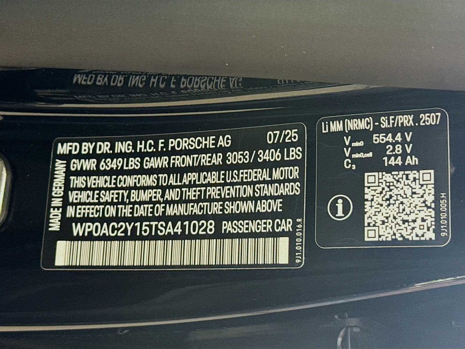 New 2026 Porsche Taycan Turbo AWD/4WD image 25