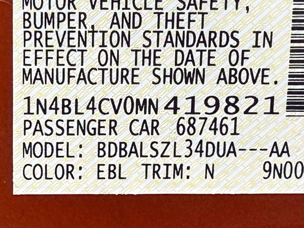 Certified 2021 Nissan Altima 2.5 SR FWD image 54