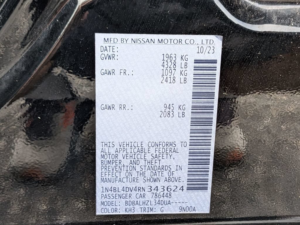 Certified 2024 Nissan Altima 2.5 SV FWD image 29