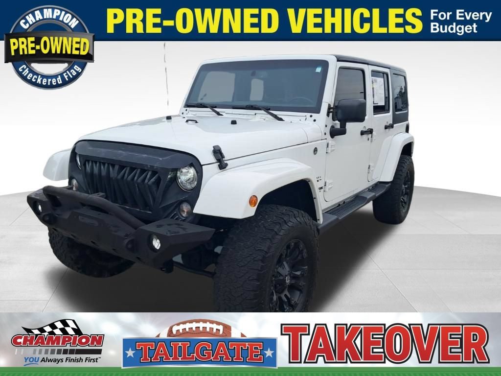 Used 2018 Jeep Wrangler Unlimited Sahara w/ Connectivity Group AWD/4WD image 1