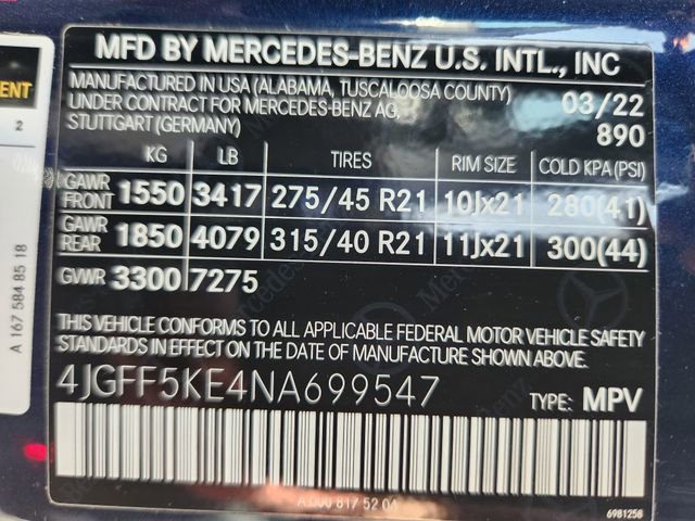 Certified 2022 Mercedes-Benz GLS 450 4MATIC image 32