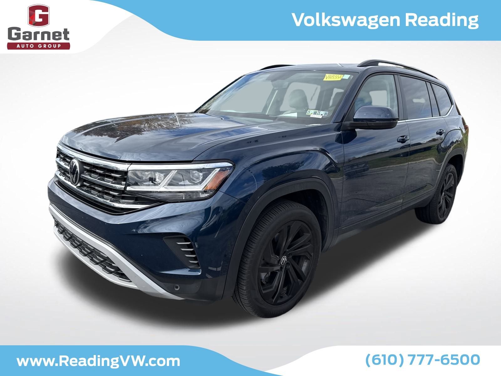 Used 2022 Volkswagen Atlas SE w/ Panoramic Sunroof Package