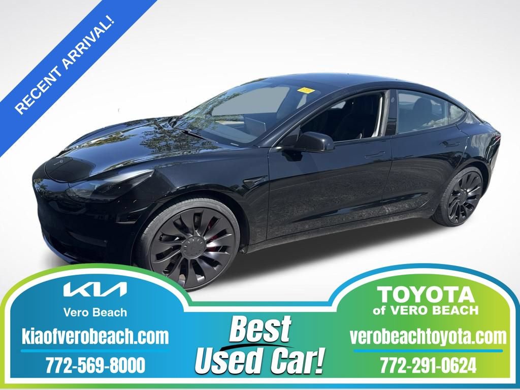 Used 2021 Tesla Model 3 Performance AWD/4WD image 1