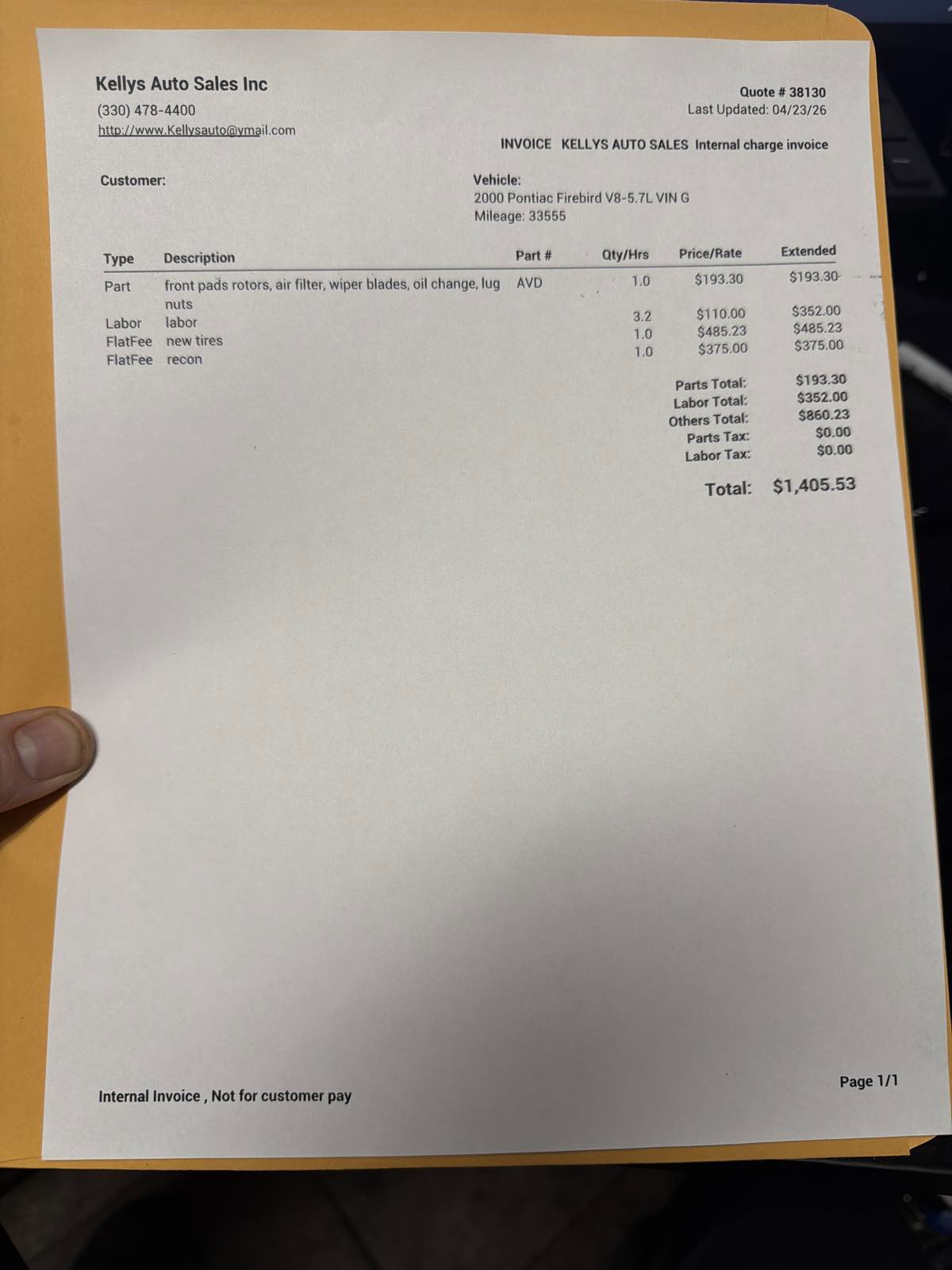 Used 2000 Pontiac Firebird Formula w/ Security Pkg RWD image 26