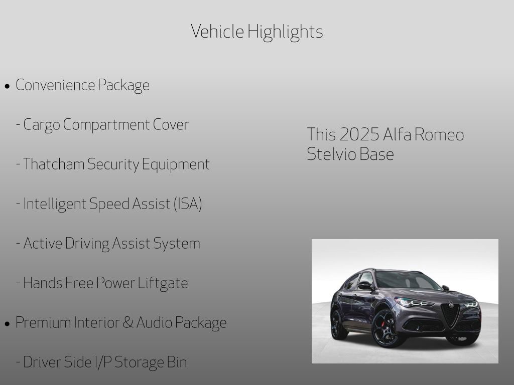 New 2025 Alfa Romeo Stelvio Sprint image 5