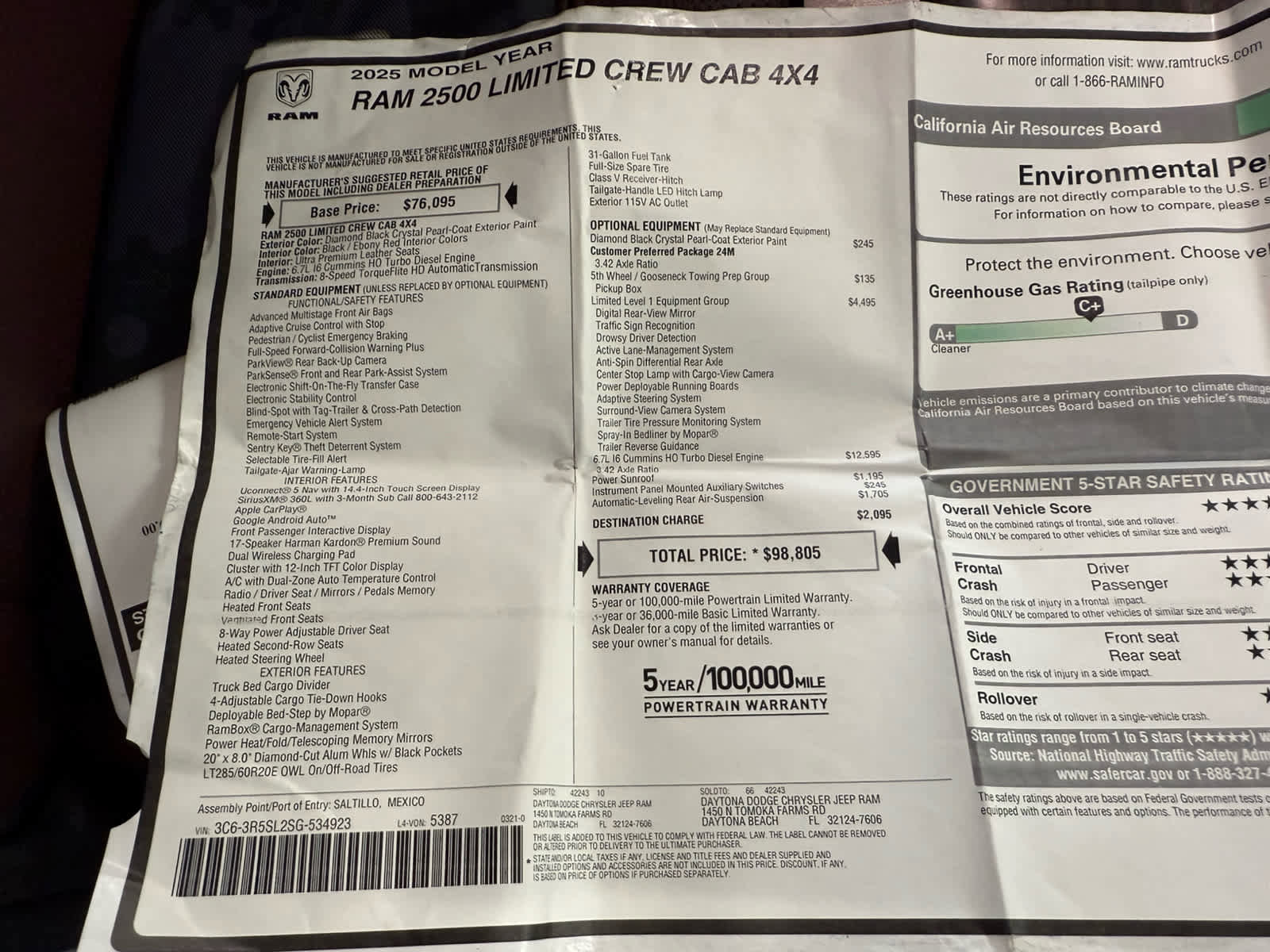 Used 2025 RAM 2500 Limited image 35