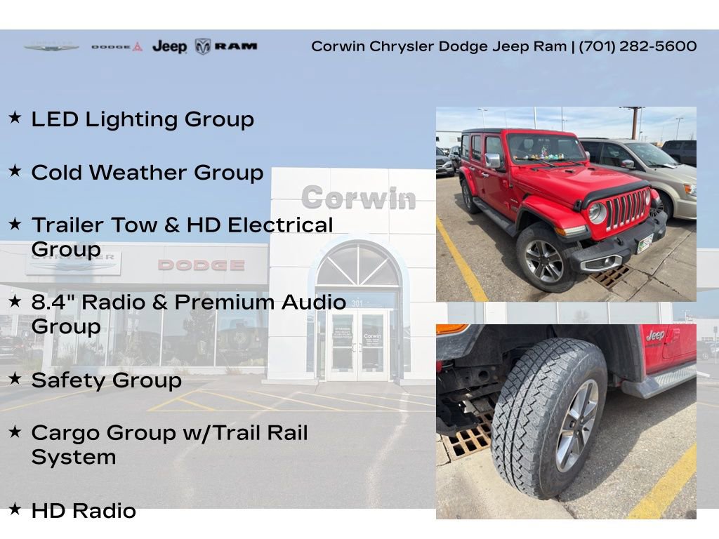 Used 2019 Jeep Wrangler Unlimited Sahara w/ Uconnect 4C Nav & Sound Group image 15