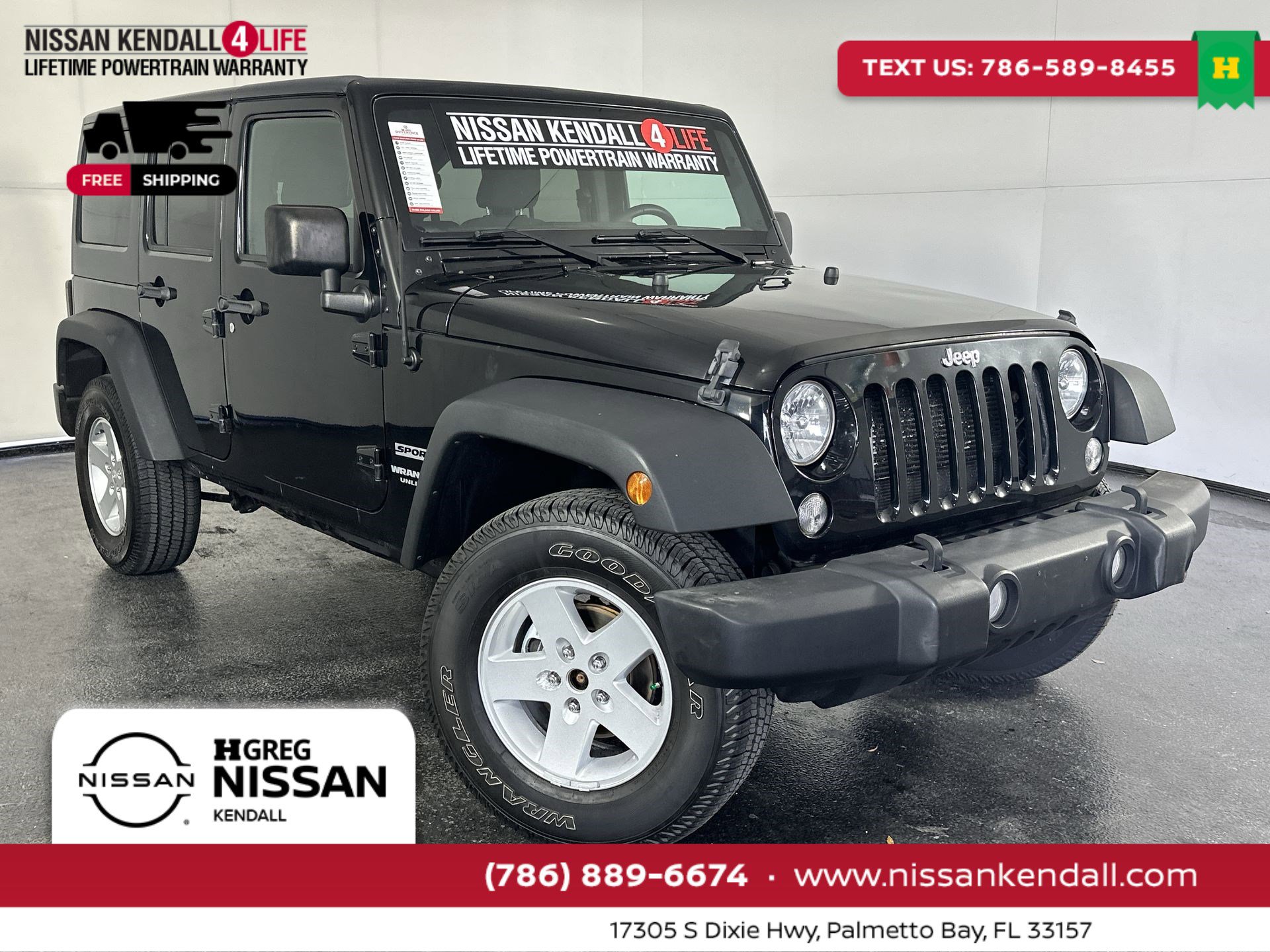 Used 2017 Jeep Wrangler Unlimited Sport w/ Quick Order Package 24S image 1
