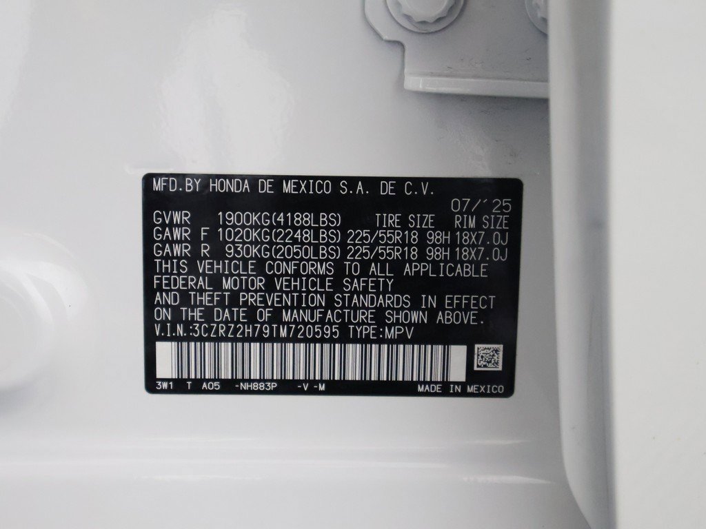 Certified 2026 Honda HR-V EX-L image 53