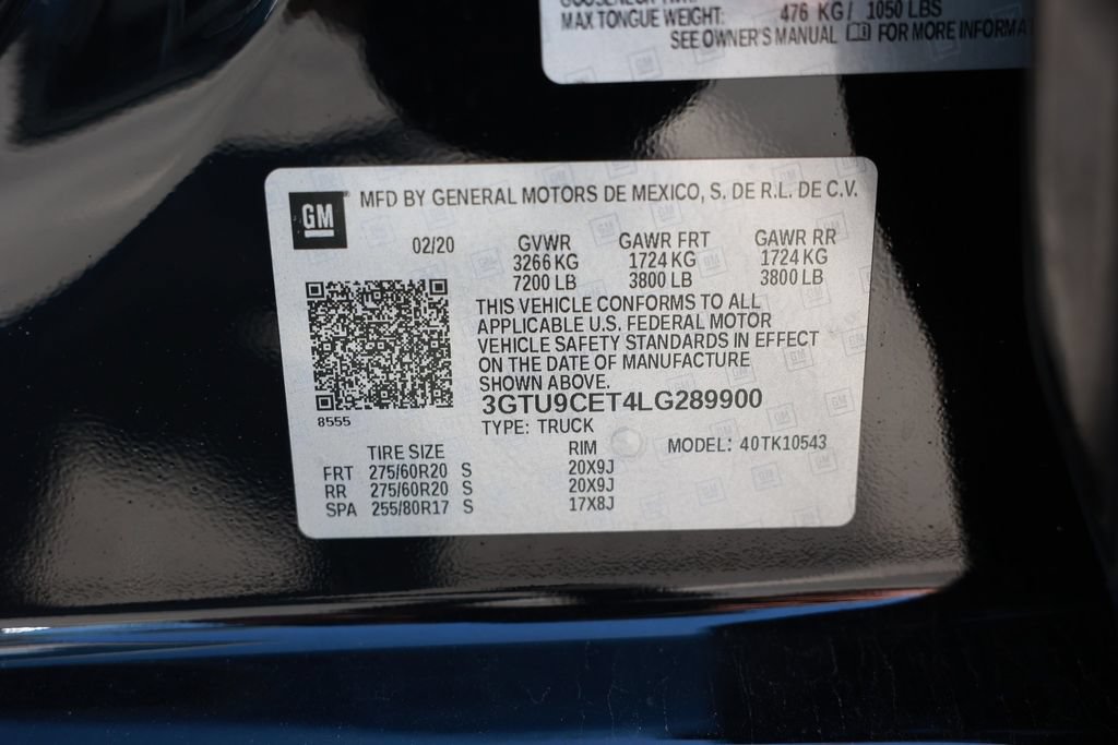 Used 2020 GMC Sierra 1500 Elevation w/ Elevation Value Package AWD/4WD image 42