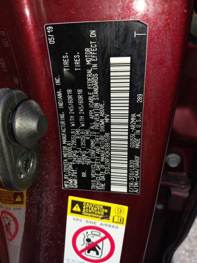 Used 2019 Toyota Highlander XLE image 40