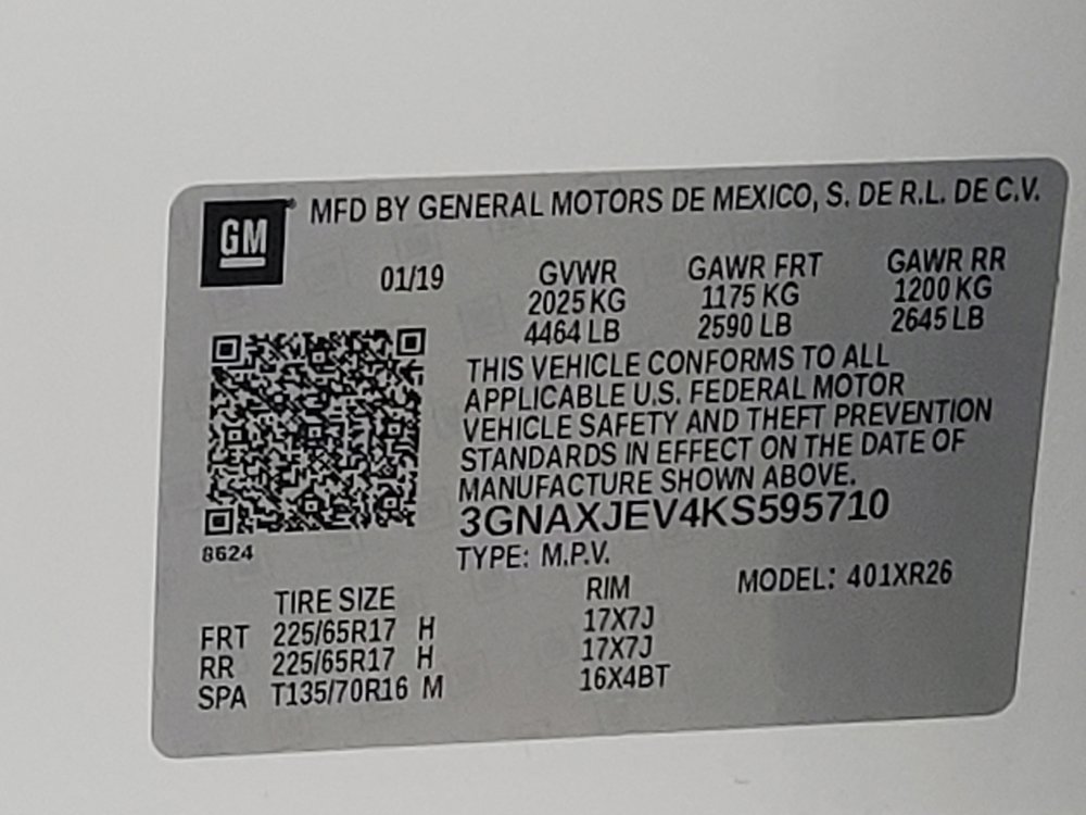 Used 2019 Chevrolet Equinox LT w/ Driver Convenience Package FWD image 33