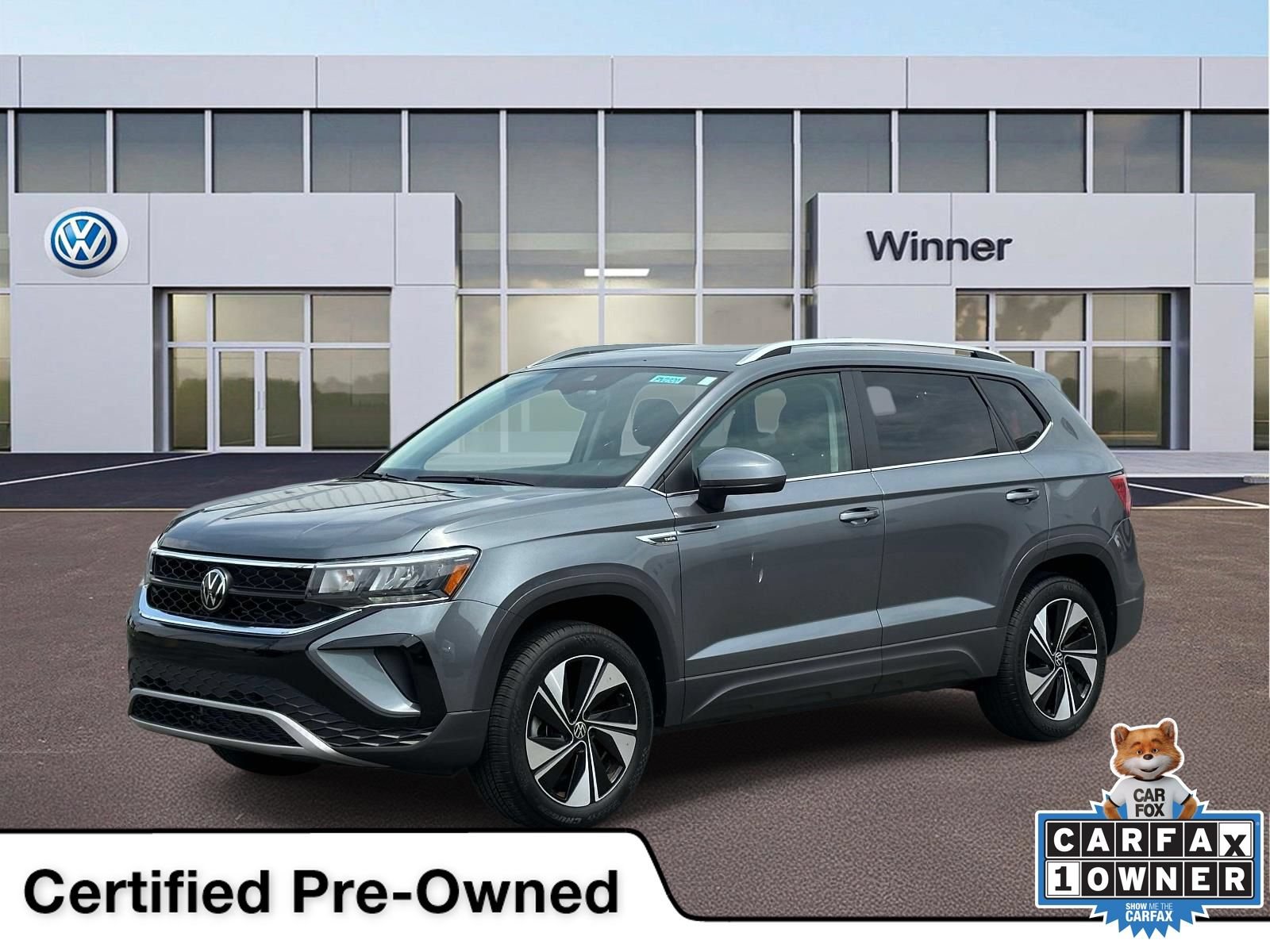 Certified 2024 Volkswagen Taos SE w/ Panoramic Sunroof Package AWD/4WD 360° Tour