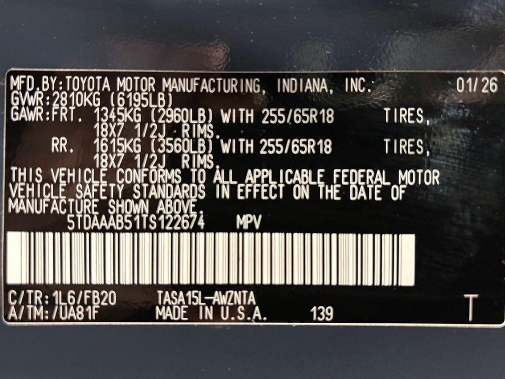 Used 2026 Toyota Grand Highlander AWD image 11