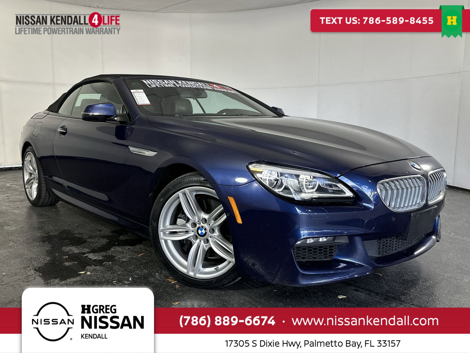Used 2017 BMW 650i xDrive Convertible image 1