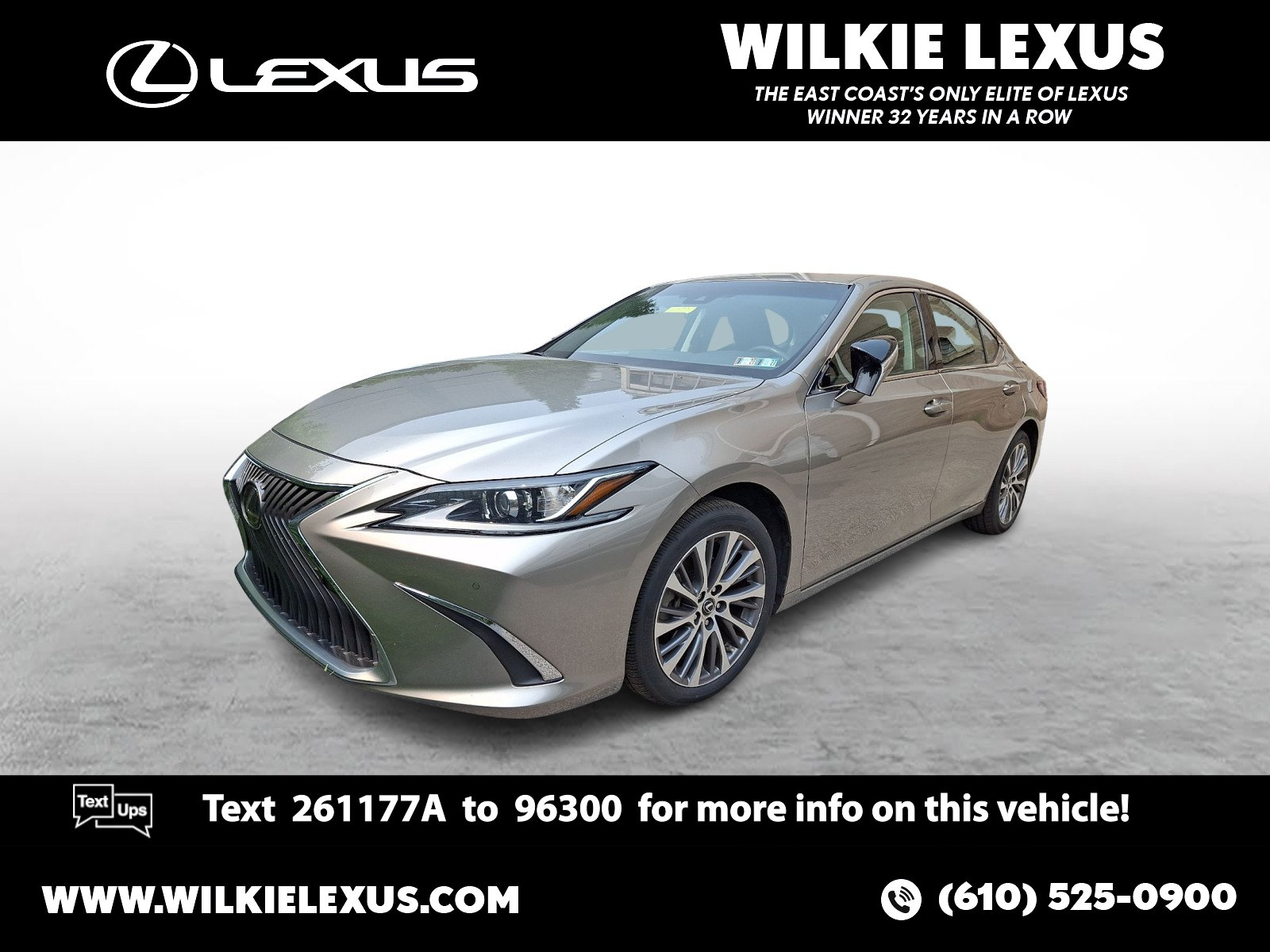 Certified 2021 Lexus ES 250 w/ Premium Package AWD/4WD image 1