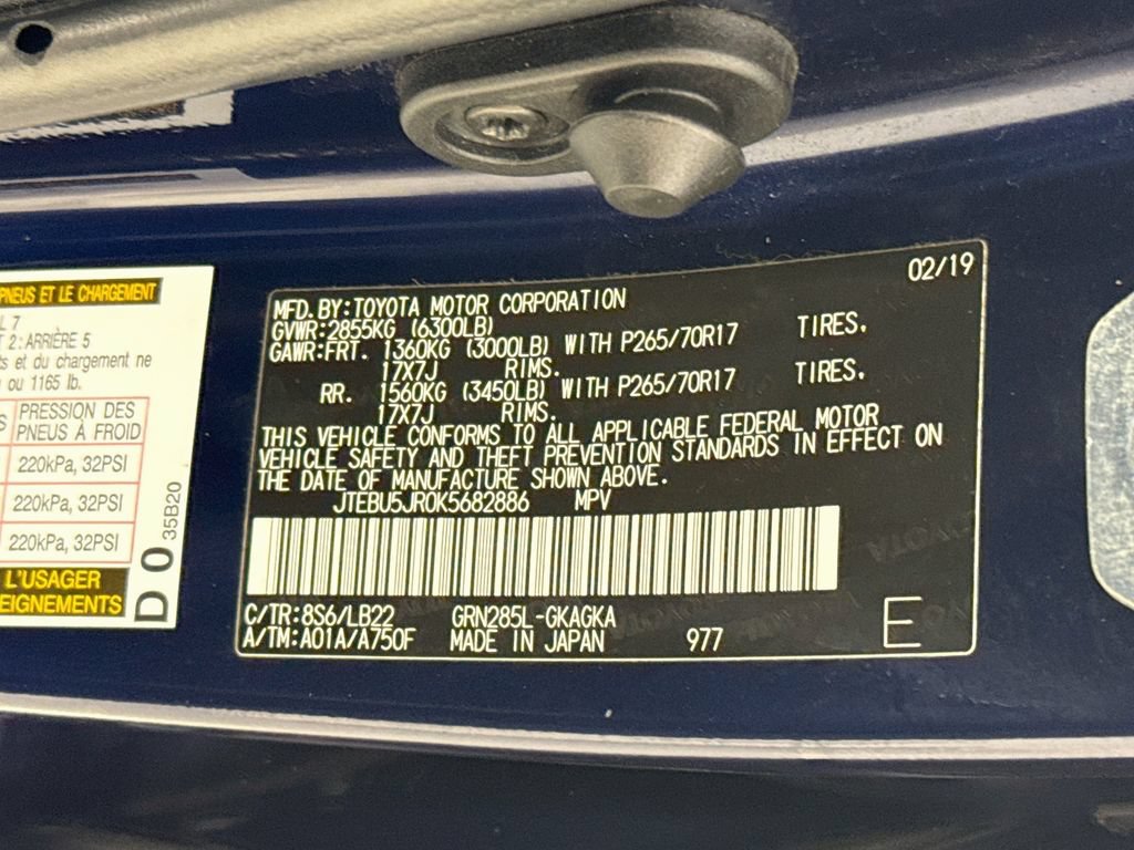 Certified 2019 Toyota 4Runner SR5 Premium AWD/4WD image 34