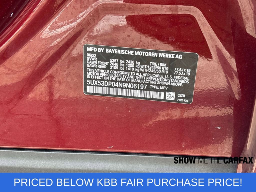 Used 2022 BMW X3 xDrive30i w/ Premium Package 2 image 32