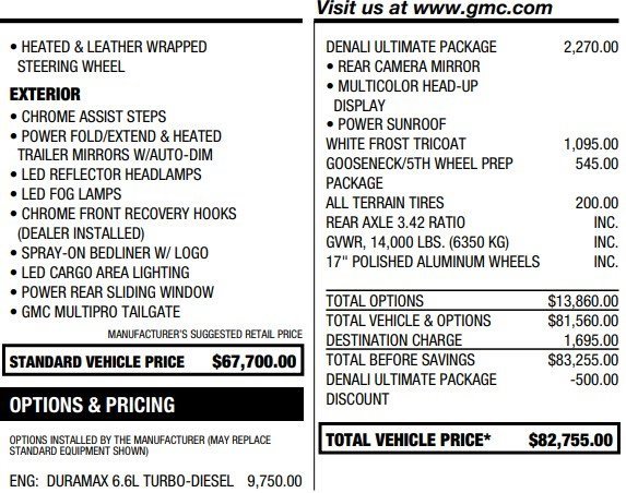 Certified 2021 GMC Sierra 3500 Denali w/ Denali Ultimate Package image 2