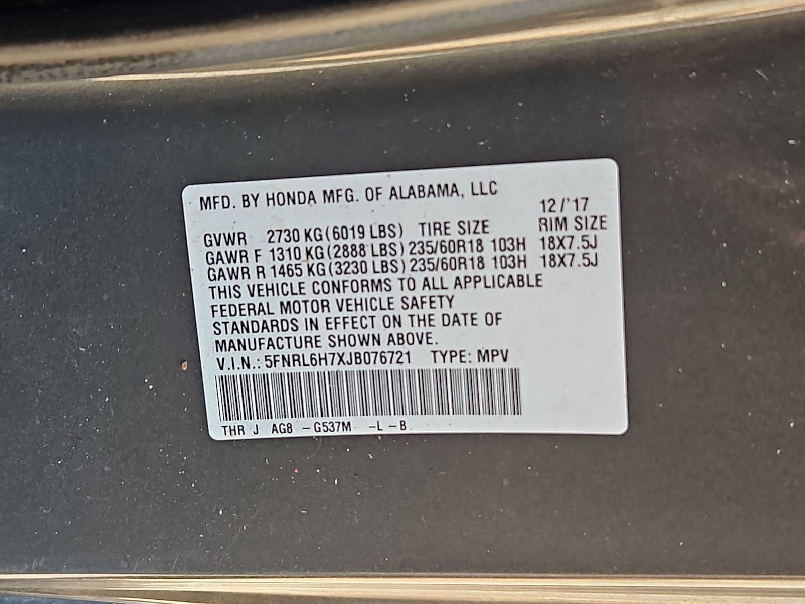 Used 2018 Honda Odyssey EX-L image 28