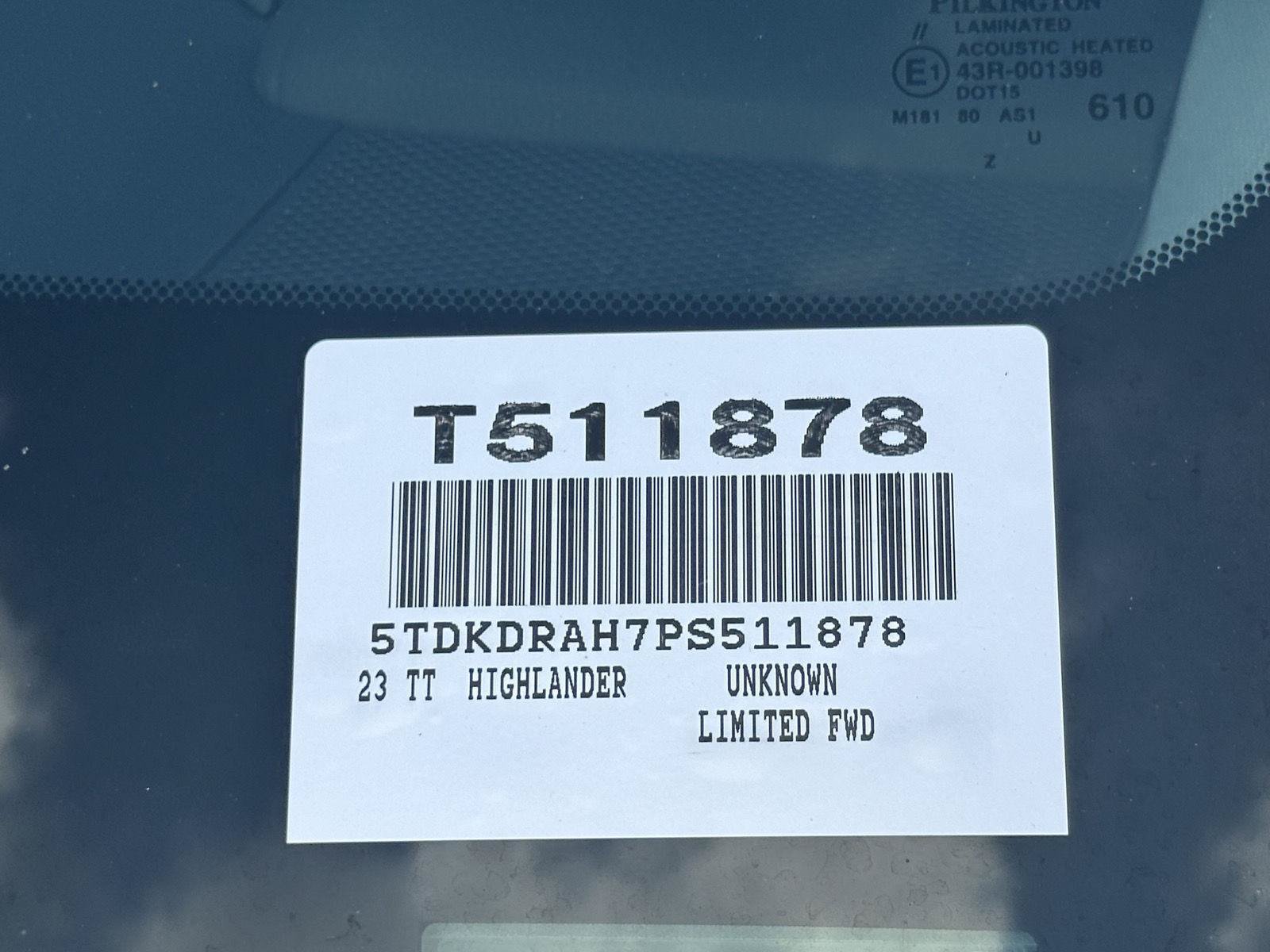 Certified 2023 Toyota Highlander XLE FWD image 64