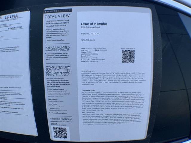 Certified 2021 Lexus ES 350 Ultra Luxury image 26
