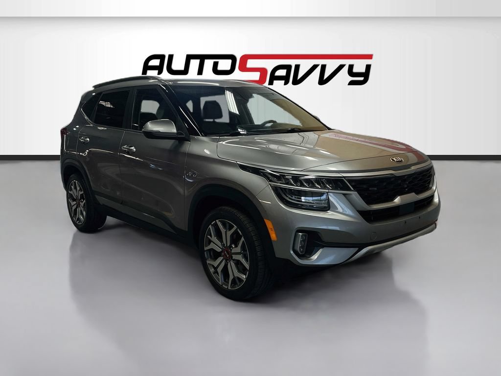 Used 2021 Kia Seltos SX w/ SX Sunroof Package AWD/4WD image 1