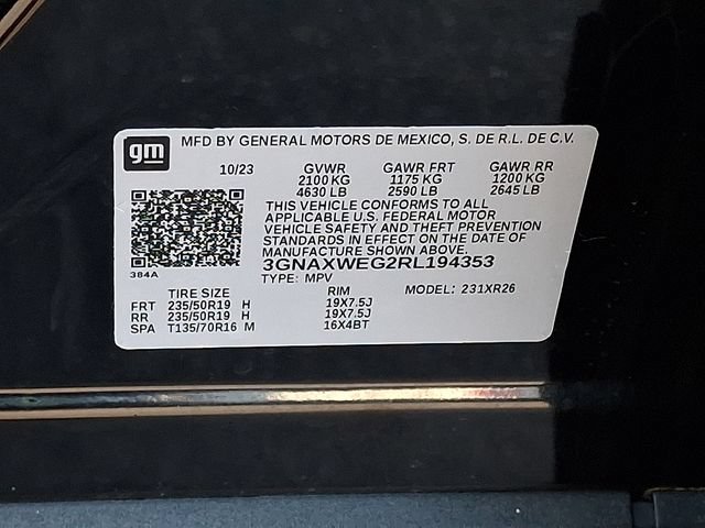Certified 2024 Chevrolet Equinox RS AWD/4WD image 28