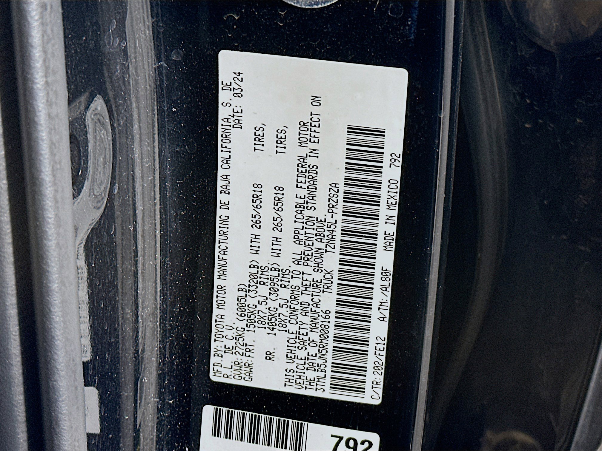 Used 2024 Toyota Tacoma TRD Sport w/ TRD Sport Upgrade Package image 12