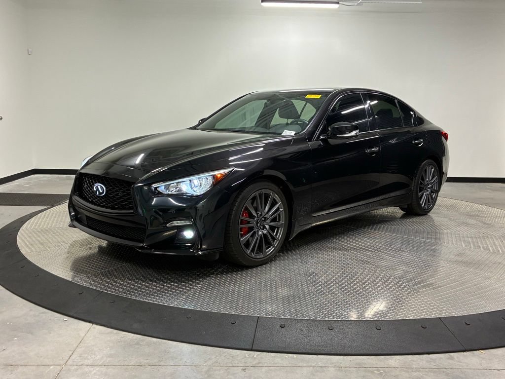 Used 2024 INFINITI Q50 Red Sport 400 w/ Black Opal Edition RWD image 1